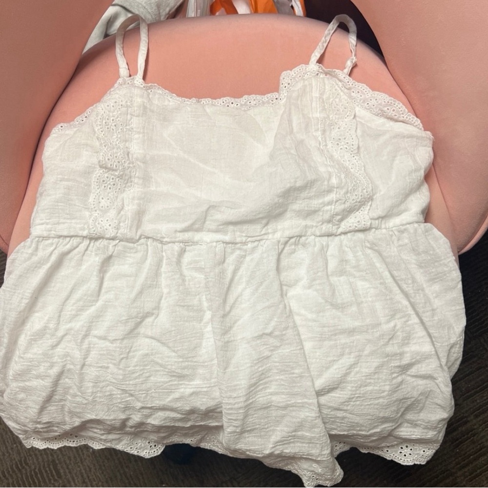 white tank top